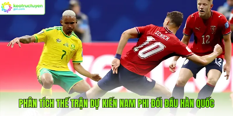 Phân tích thế trận dự kiến Nam Phi đối đầu Hàn Quốc